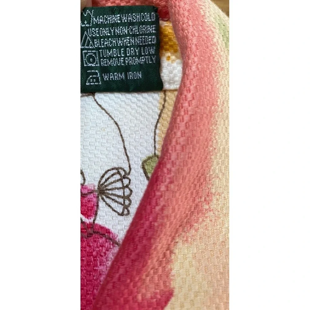 Lemon Grass Studio Women's Denim Style Jacket SZ Lrg Art to Wear Village Print - Picture 6 of 10